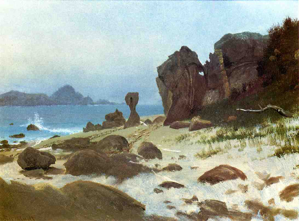 Bay of Monterey in Detail Albert Bierstadt